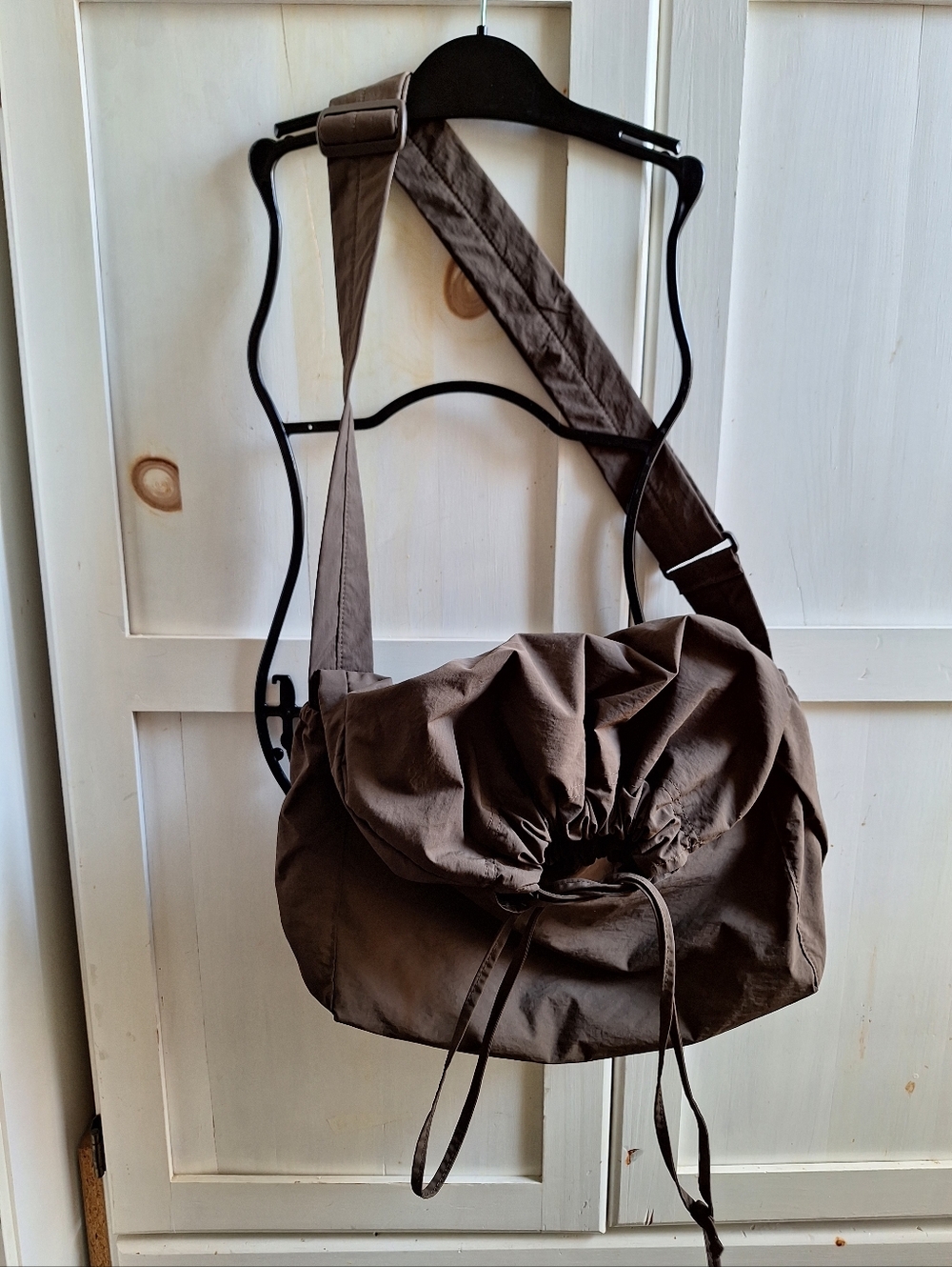 Uniqlo Olive Foldover Bag Draw String